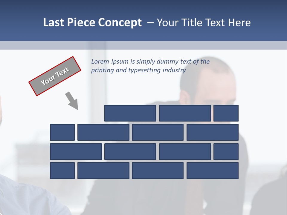 A Group Of People Sitting Around A Table PowerPoint Template