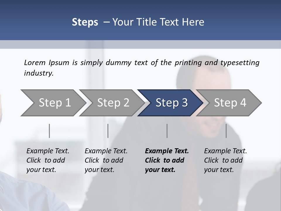 A Group Of People Sitting Around A Table PowerPoint Template