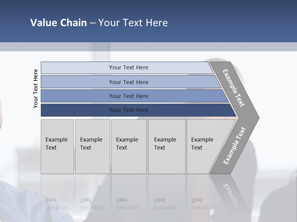 A Group Of People Sitting Around A Table PowerPoint Template