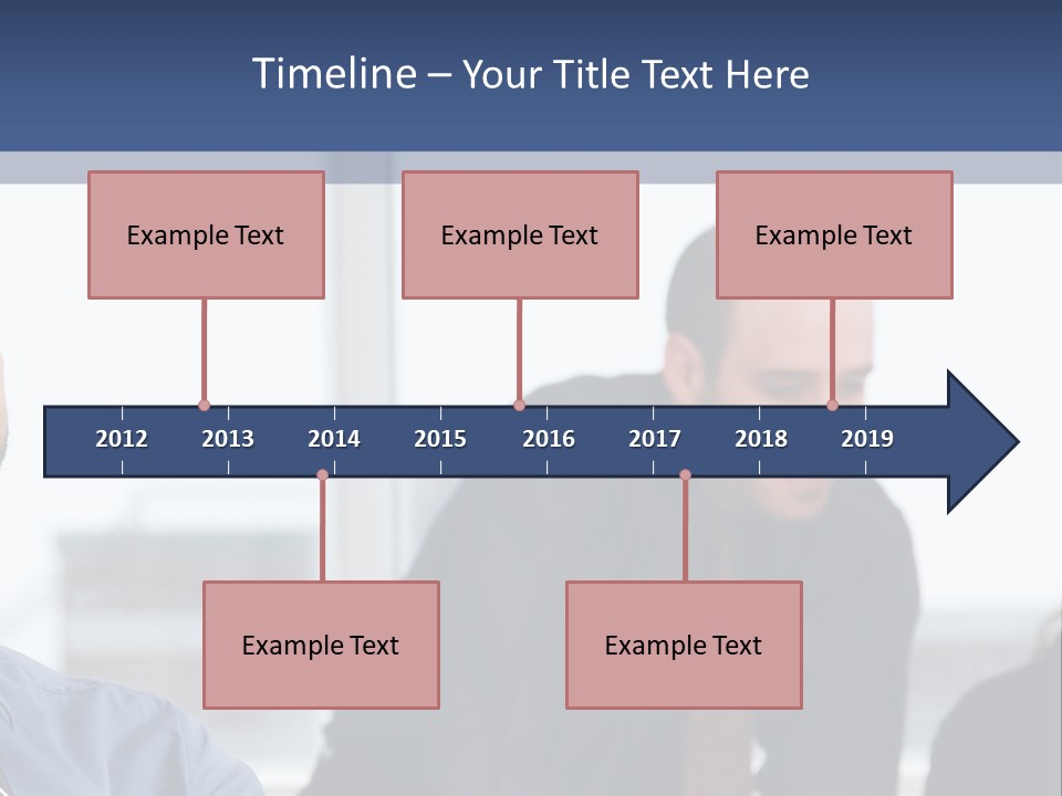 A Group Of People Sitting Around A Table PowerPoint Template