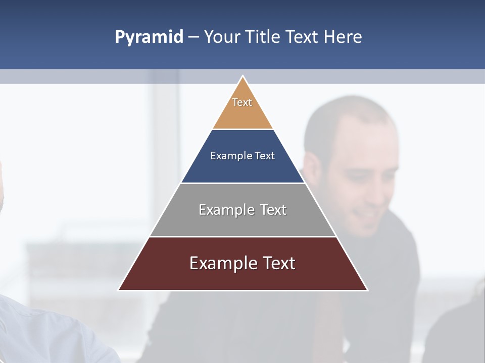 A Group Of People Sitting Around A Table PowerPoint Template