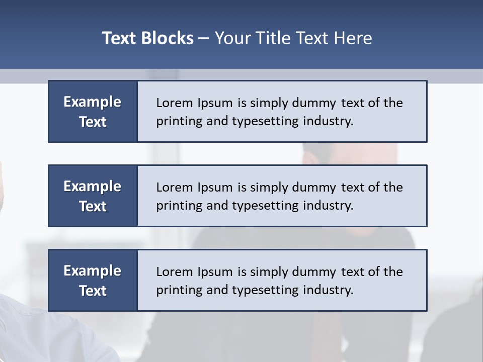 A Group Of People Sitting Around A Table PowerPoint Template