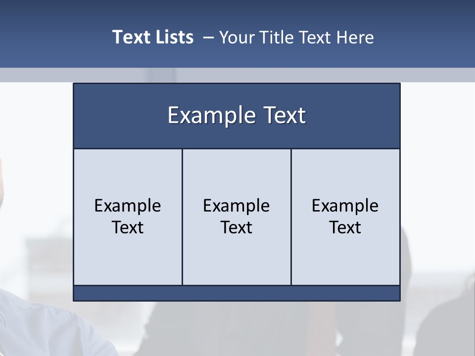 A Group Of People Sitting Around A Table PowerPoint Template