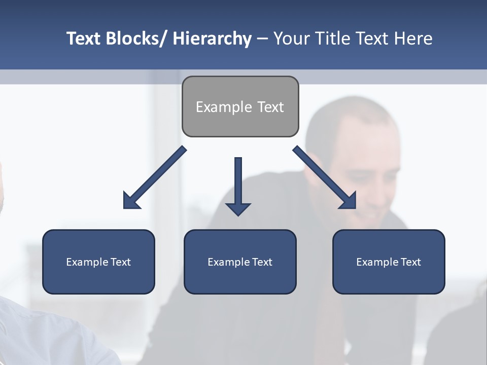 A Group Of People Sitting Around A Table PowerPoint Template