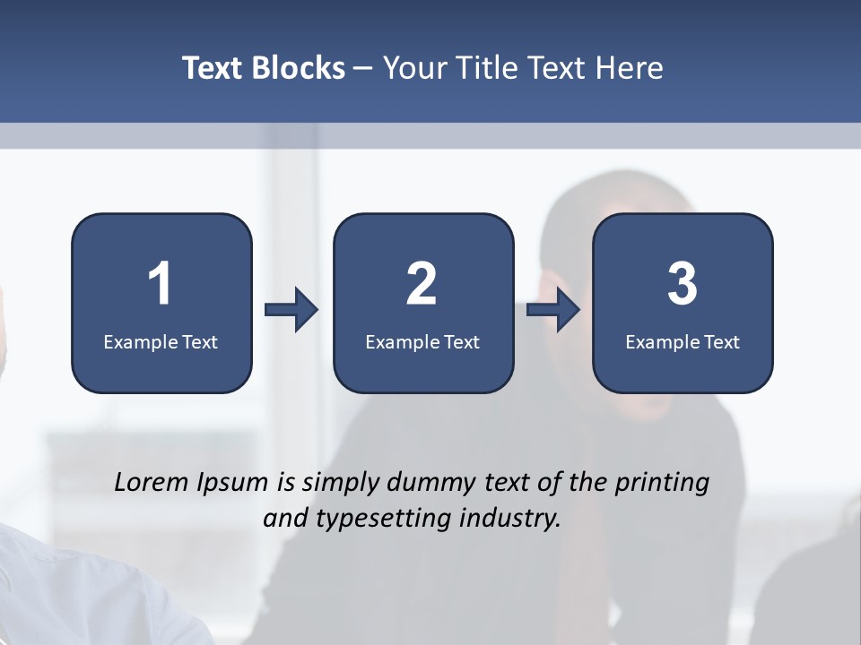 A Group Of People Sitting Around A Table PowerPoint Template
