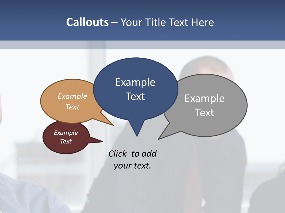 A Group Of People Sitting Around A Table PowerPoint Template