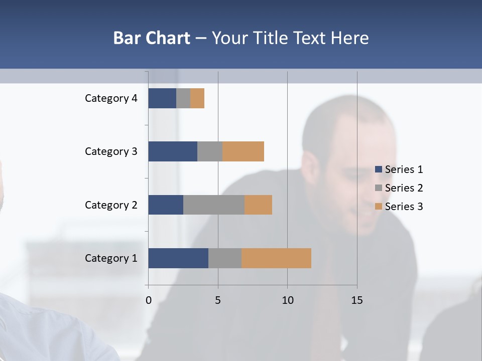 A Group Of People Sitting Around A Table PowerPoint Template