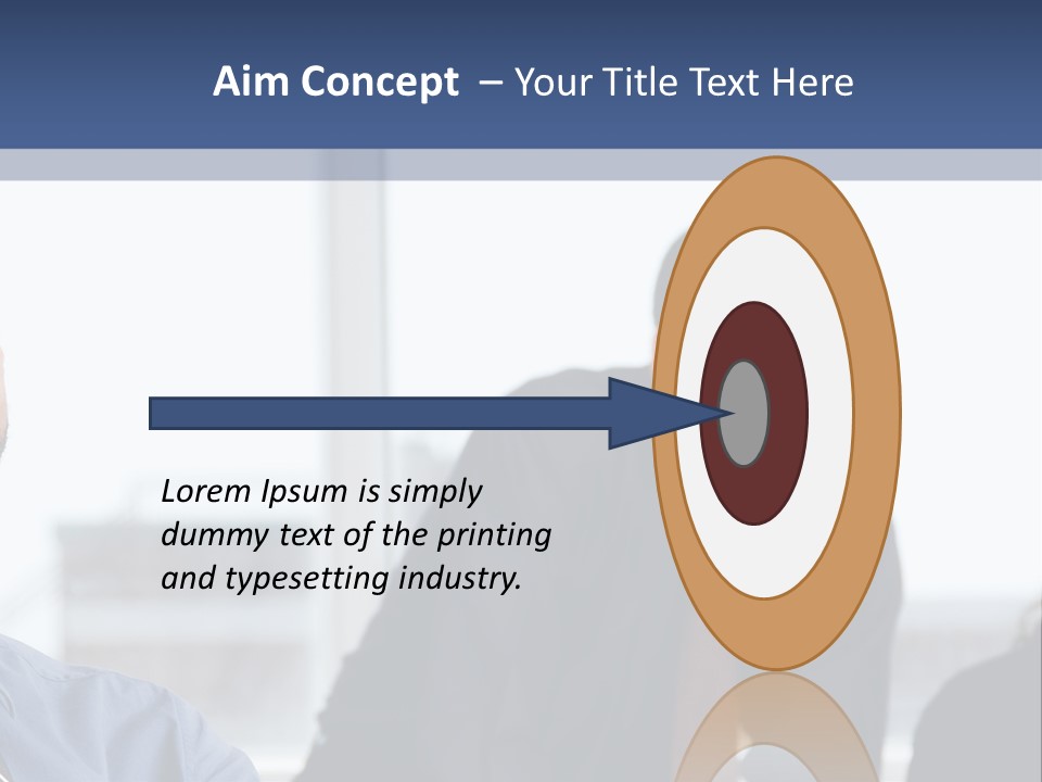 A Group Of People Sitting Around A Table PowerPoint Template