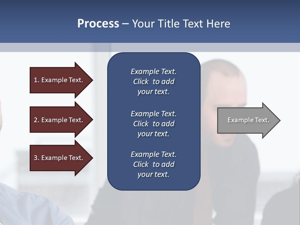 A Group Of People Sitting Around A Table PowerPoint Template