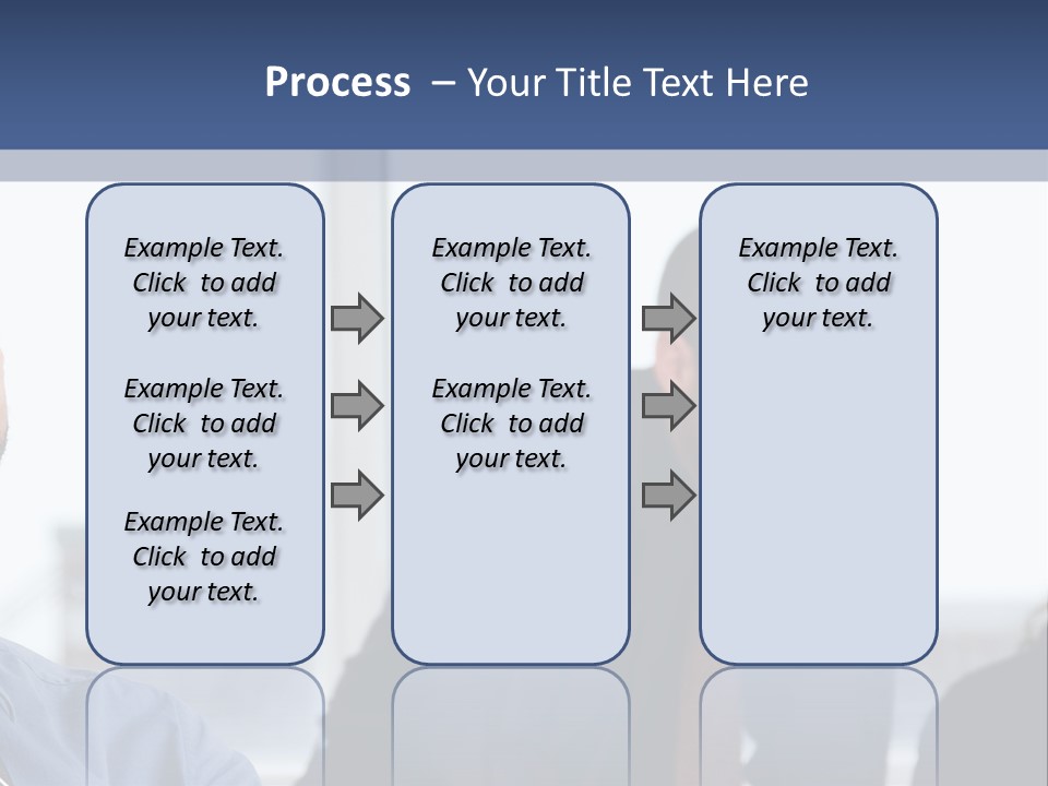 A Group Of People Sitting Around A Table PowerPoint Template