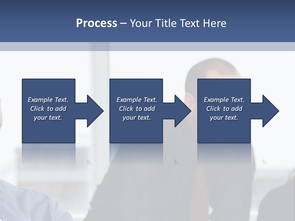 A Group Of People Sitting Around A Table PowerPoint Template