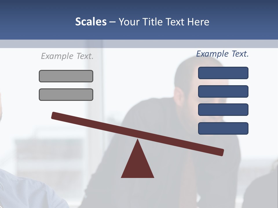 A Group Of People Sitting Around A Table PowerPoint Template