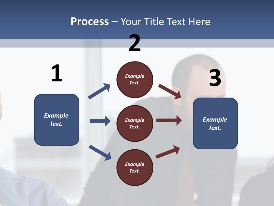 A Group Of People Sitting Around A Table PowerPoint Template