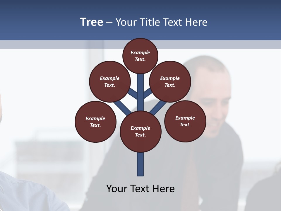 A Group Of People Sitting Around A Table PowerPoint Template