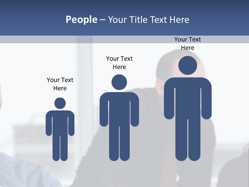 A Group Of People Sitting Around A Table PowerPoint Template