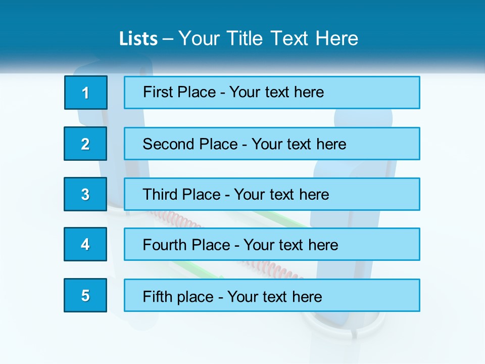 A Blue Man Standing Next To A Green Man PowerPoint Template