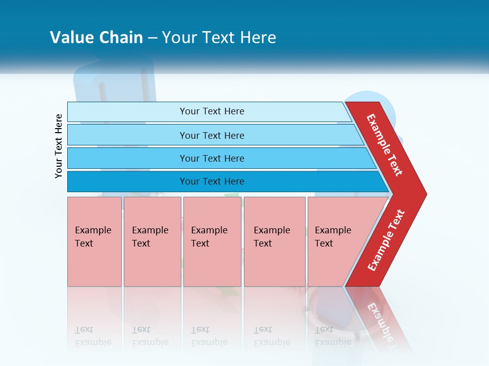 A Blue Man Standing Next To A Green Man PowerPoint Template