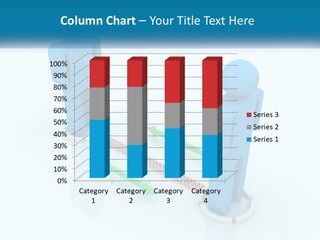 A Blue Man Standing Next To A Green Man PowerPoint Template