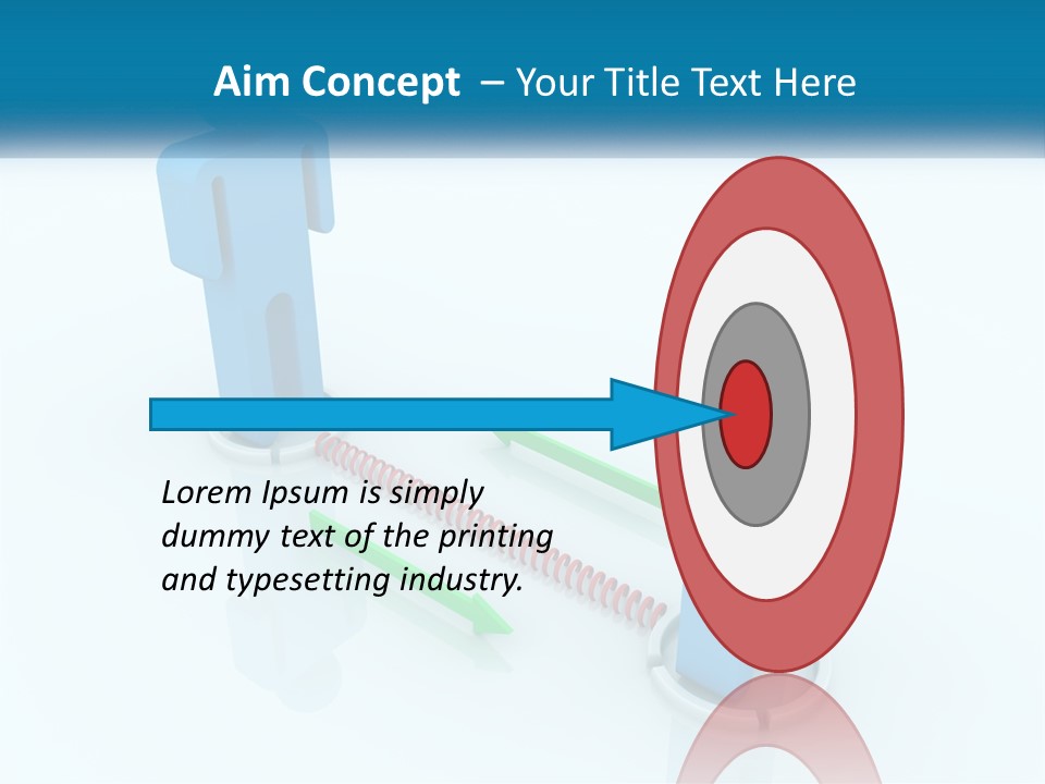 A Blue Man Standing Next To A Green Man PowerPoint Template