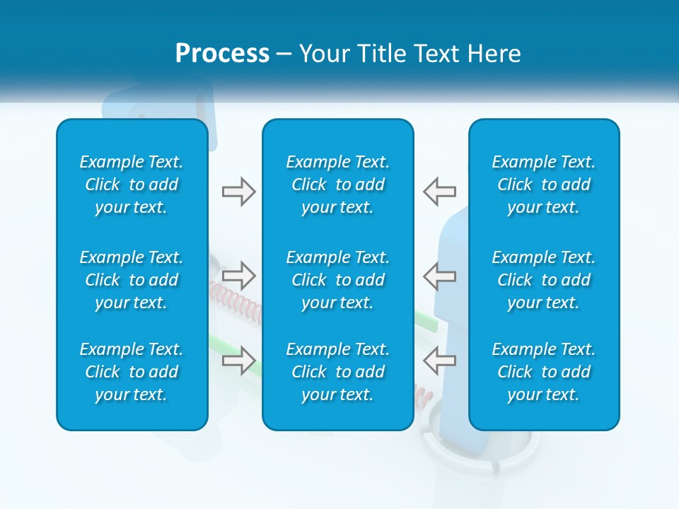 A Blue Man Standing Next To A Green Man PowerPoint Template