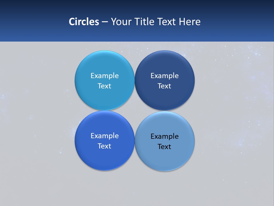 A Blue And Black Background With Stars And The Words Name Of Presentation Company Name PowerPoint Template