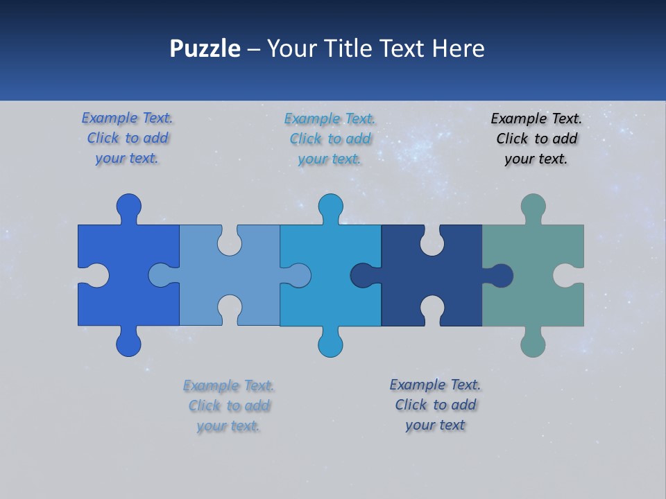 A Blue And Black Background With Stars And The Words Name Of Presentation Company Name PowerPoint Template