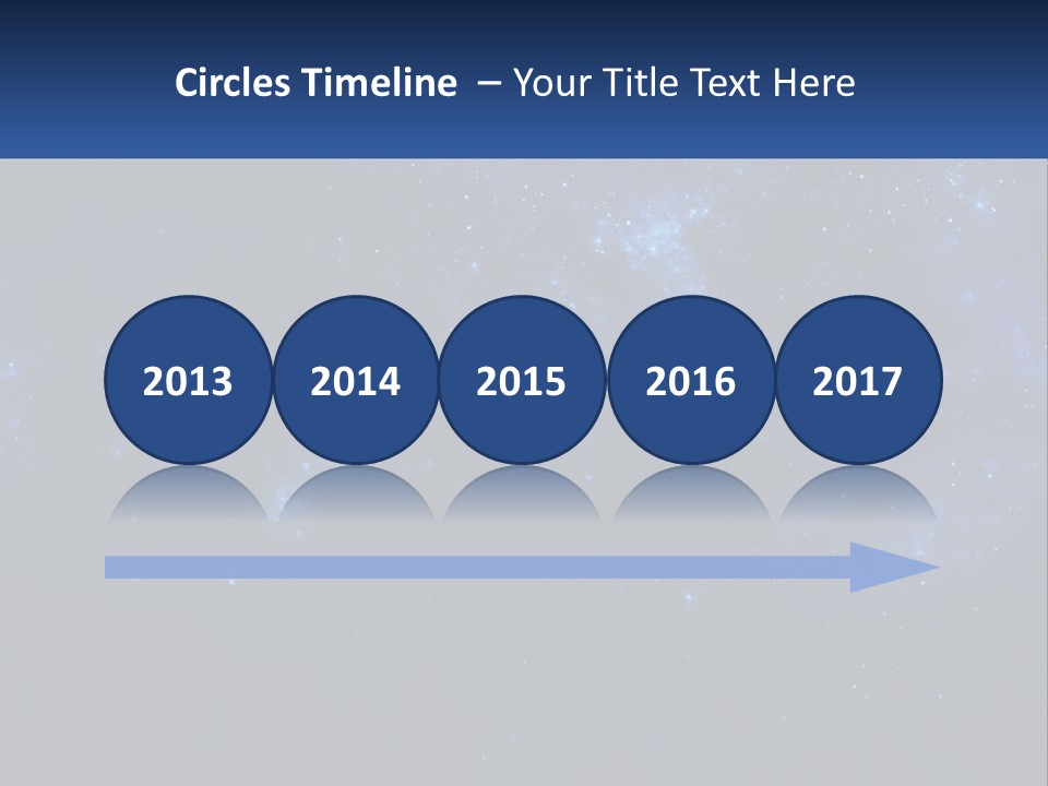 A Blue And Black Background With Stars And The Words Name Of Presentation Company Name PowerPoint Template