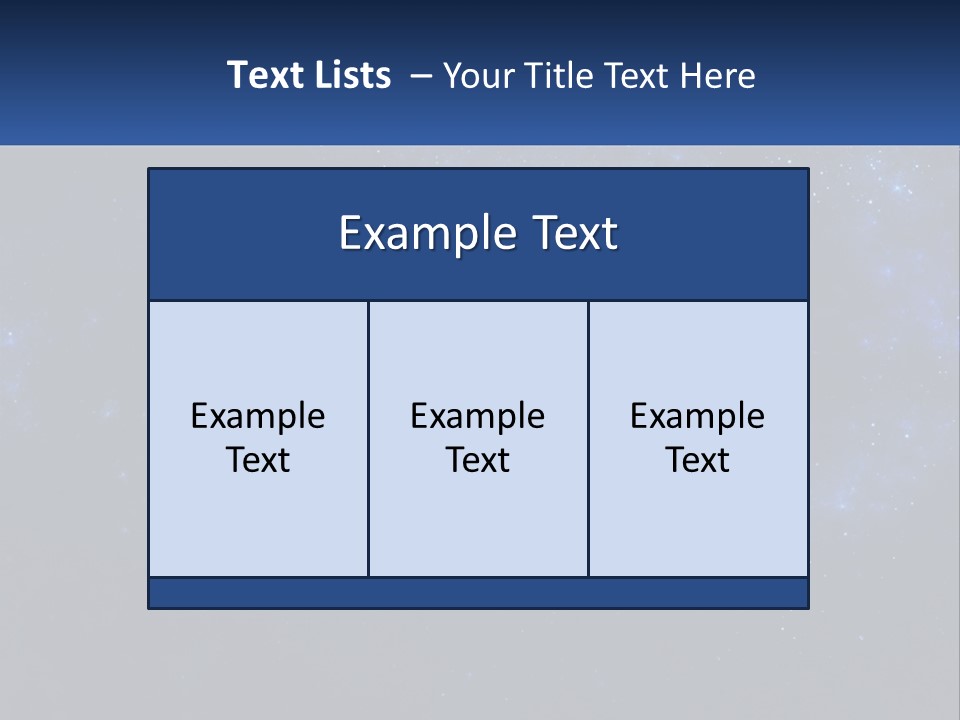 A Blue And Black Background With Stars And The Words Name Of Presentation Company Name PowerPoint Template