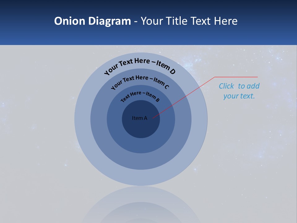 A Blue And Black Background With Stars And The Words Name Of Presentation Company Name PowerPoint Template