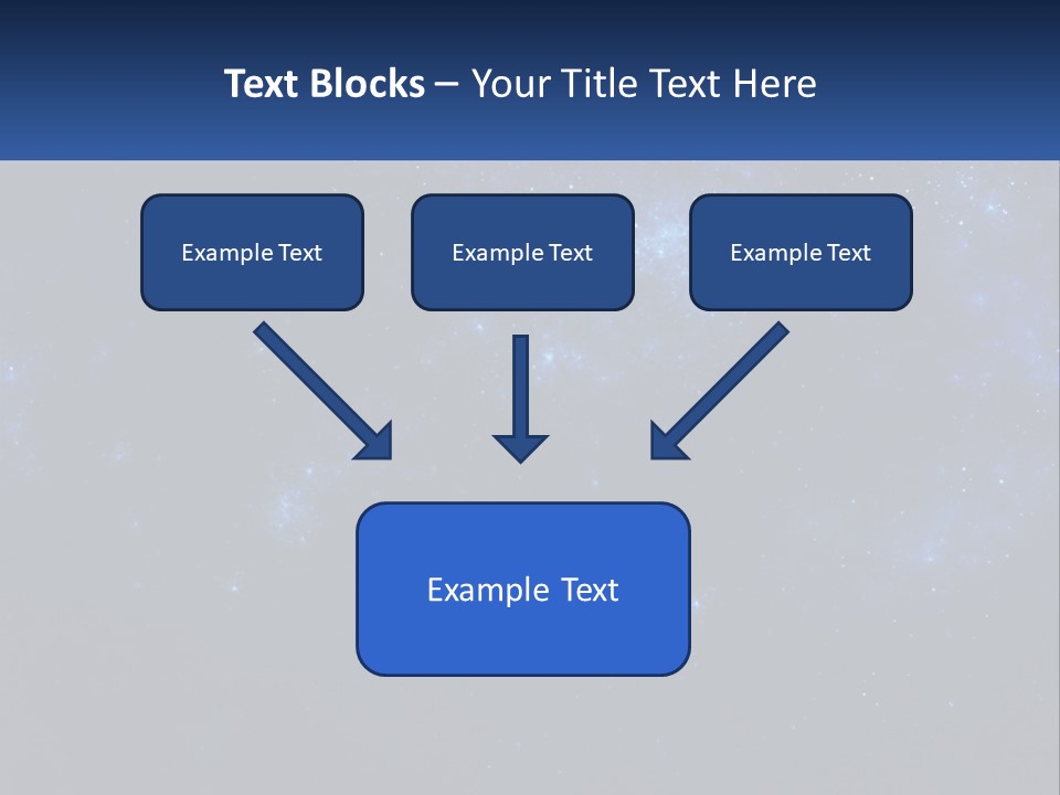 A Blue And Black Background With Stars And The Words Name Of Presentation Company Name PowerPoint Template