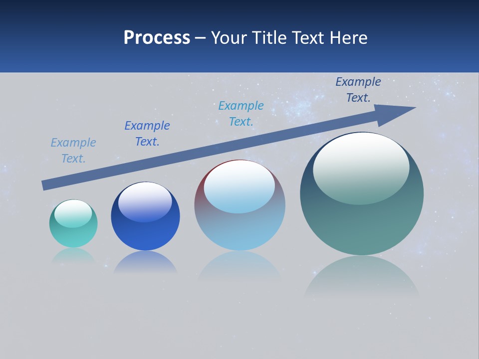 A Blue And Black Background With Stars And The Words Name Of Presentation Company Name PowerPoint Template