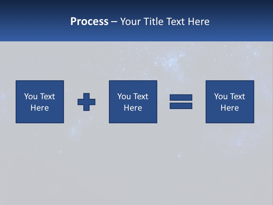A Blue And Black Background With Stars And The Words Name Of Presentation Company Name PowerPoint Template