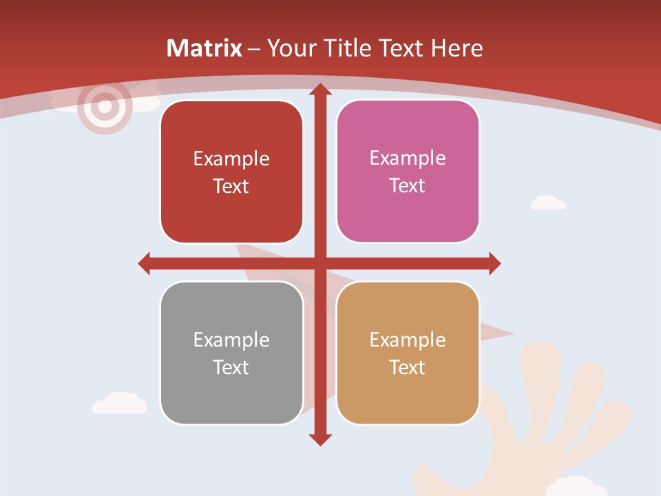 A Person Holding A Paper Airplane In Their Hand PowerPoint Template