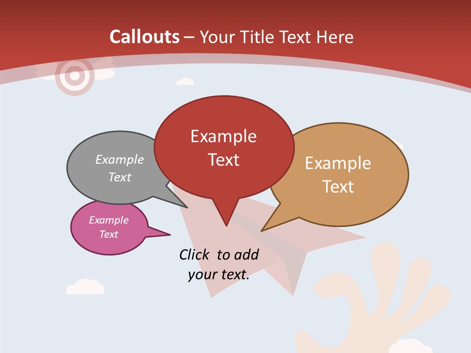 A Person Holding A Paper Airplane In Their Hand PowerPoint Template