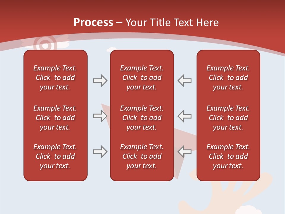 A Person Holding A Paper Airplane In Their Hand PowerPoint Template