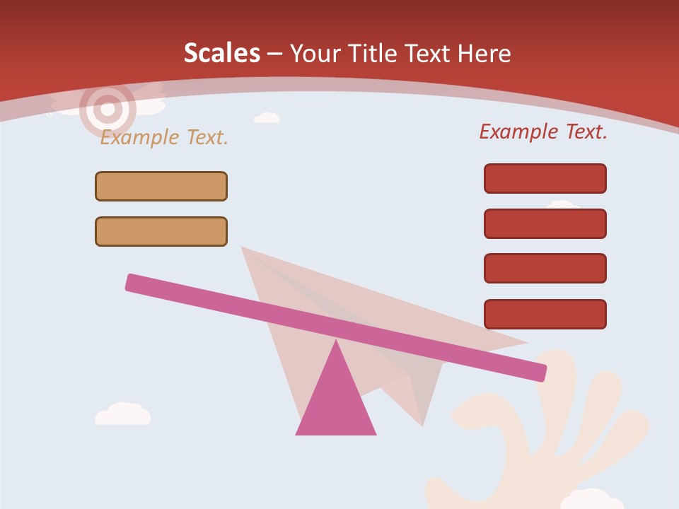 A Person Holding A Paper Airplane In Their Hand PowerPoint Template