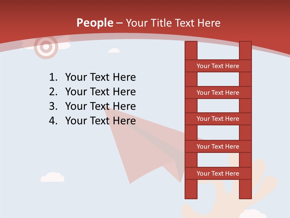 A Person Holding A Paper Airplane In Their Hand PowerPoint Template