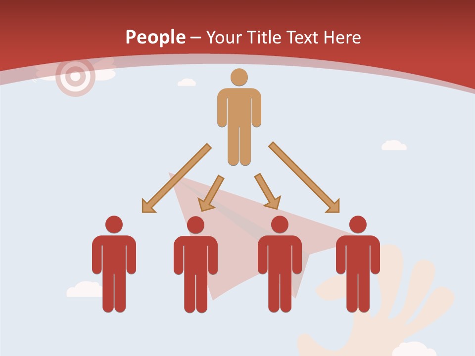 A Person Holding A Paper Airplane In Their Hand PowerPoint Template