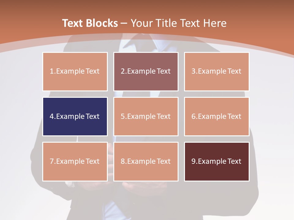 A Man In A Suit Is Looking Down At His Tie PowerPoint Template