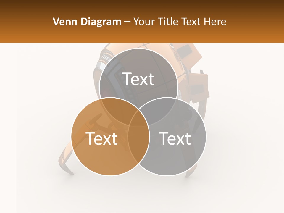 A Yellow Robot With A Red Light On Its Back PowerPoint Template