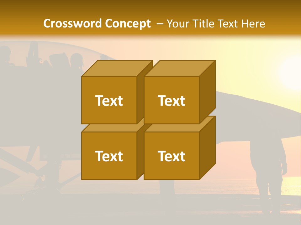 A Group Of People Standing Next To A Fighter Jet PowerPoint Template