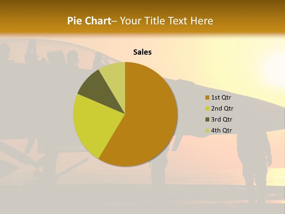 A Group Of People Standing Next To A Fighter Jet PowerPoint Template