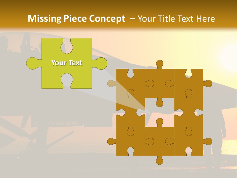 A Group Of People Standing Next To A Fighter Jet PowerPoint Template