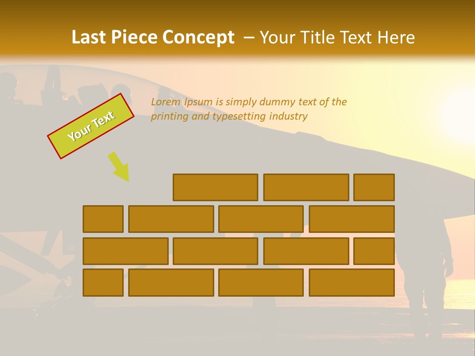 A Group Of People Standing Next To A Fighter Jet PowerPoint Template