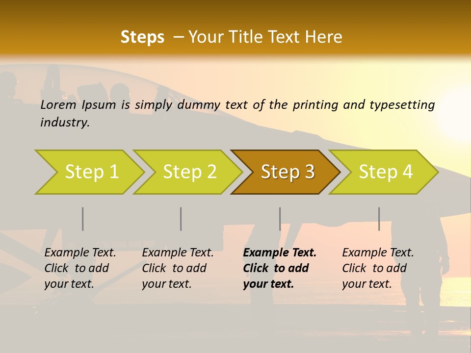 A Group Of People Standing Next To A Fighter Jet PowerPoint Template