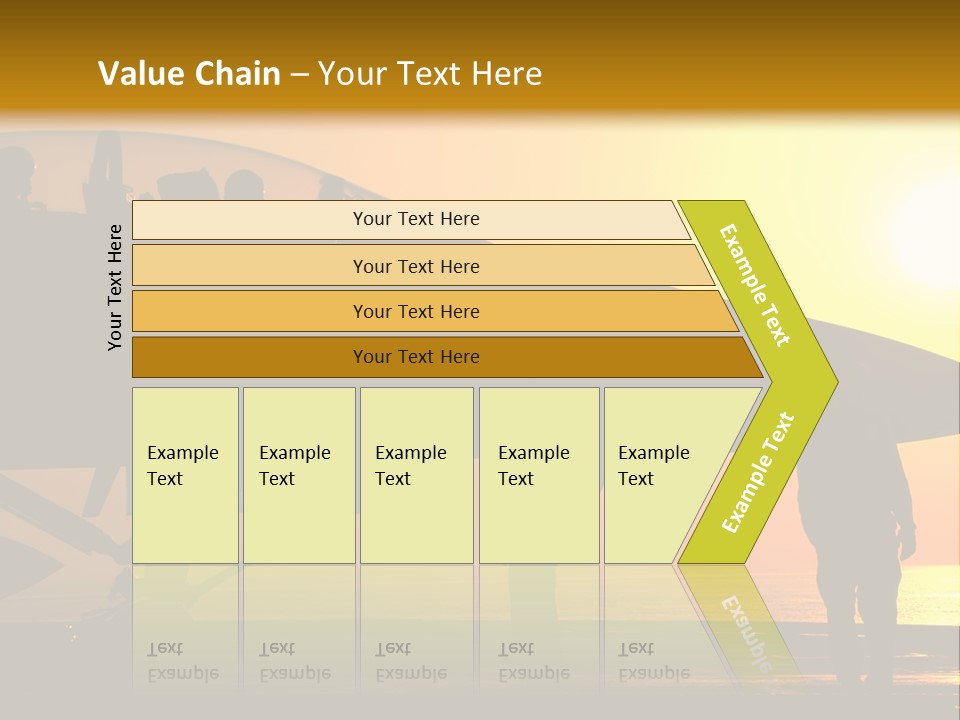 A Group Of People Standing Next To A Fighter Jet PowerPoint Template