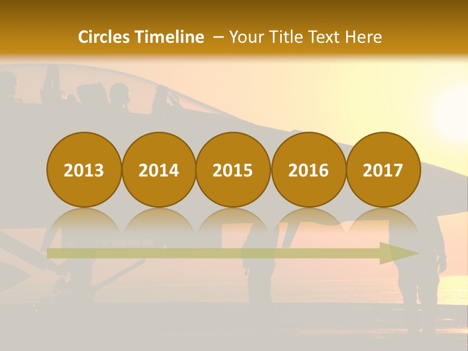 A Group Of People Standing Next To A Fighter Jet PowerPoint Template