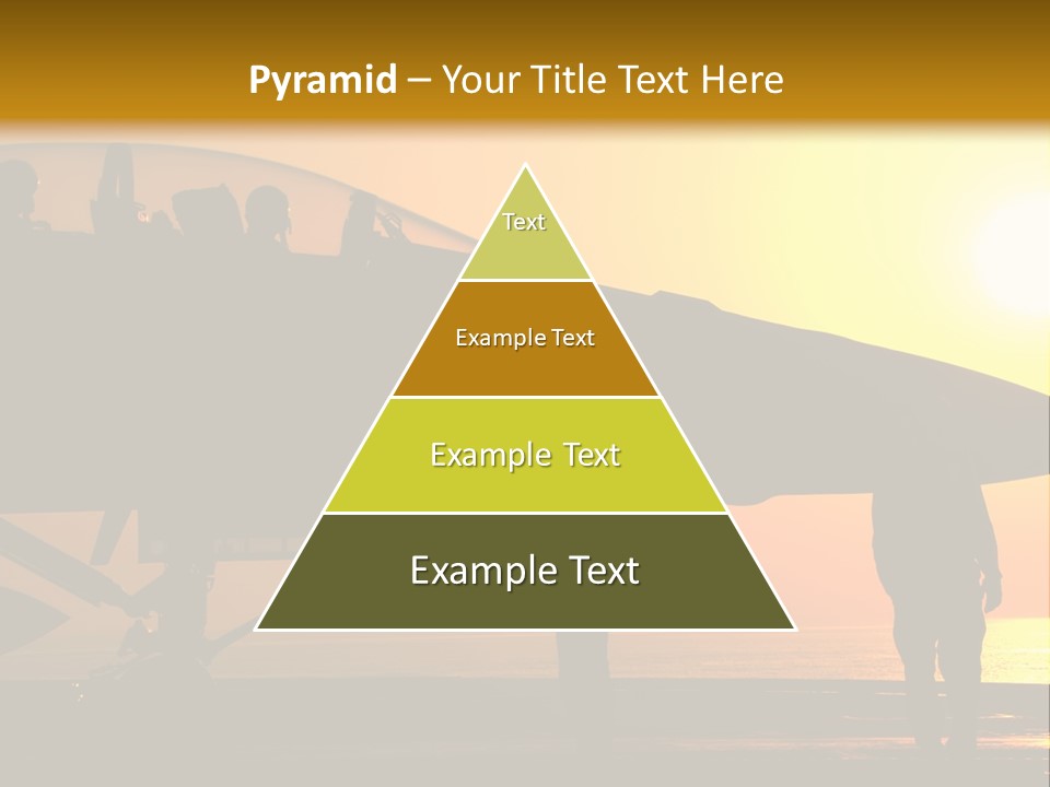 A Group Of People Standing Next To A Fighter Jet PowerPoint Template