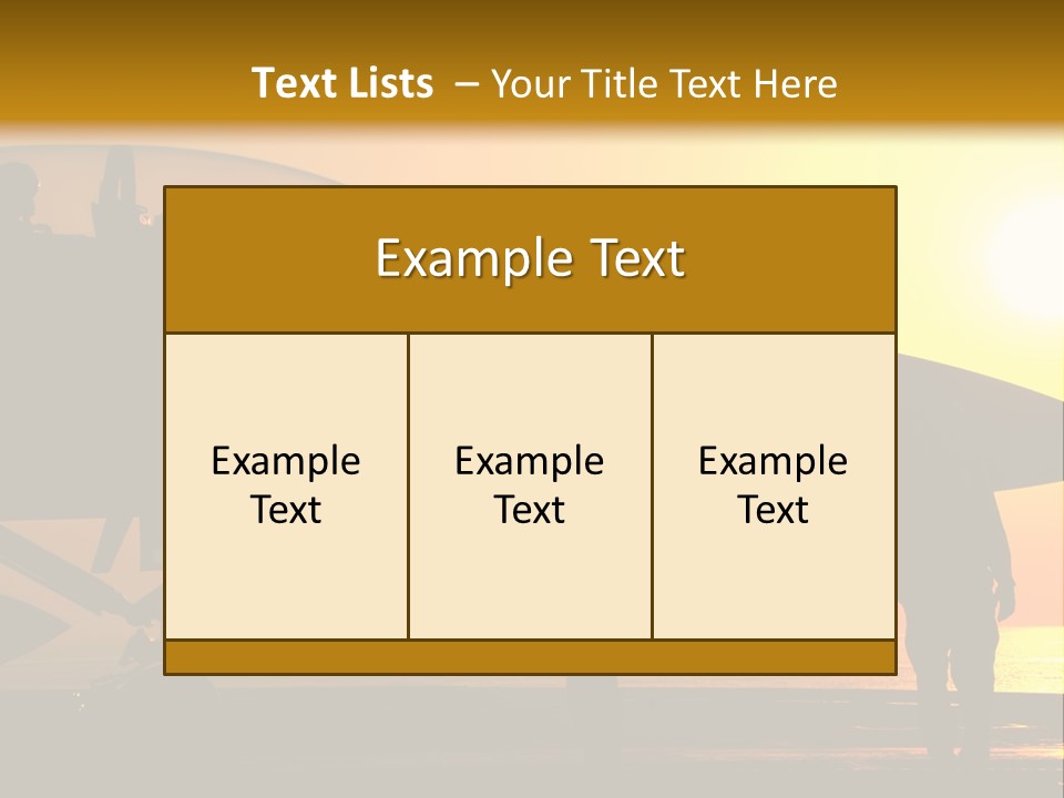 A Group Of People Standing Next To A Fighter Jet PowerPoint Template