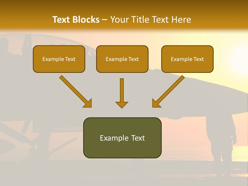A Group Of People Standing Next To A Fighter Jet PowerPoint Template